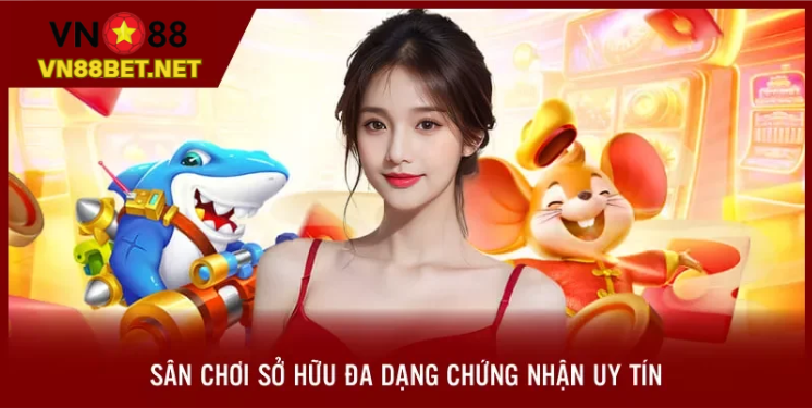 san-choi-vn88-so-huu-da-dang-chung-nhan